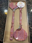 Alperstein Teddy Gibson Melamine Salad Servers Warlukurlangu Artists Yuendumu. Fixed Price $39.99.