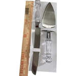 Cake Knife Wilton Server 10 Inches Silver Plate Decorative Handles. Fixed Price $15.20.