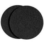 Dkaikai 437.071 Floor Scrubber Pads, 12" Diameter Black In,. Fixed Price $28.21.