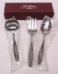 Gorham Stainless Tulip 3 Piece Hostess Set Nib Fork Ladle Spoon. Fixed Price $48.00.