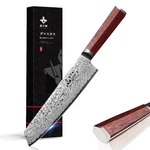 Fujuni 8" Kiritsuke Damascus Chef Knife VG-10 Super Steel Razor Sharp. Fixed Price $89.28.