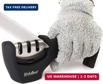 4-IN-1 Kitchen Knife Accessories: 3-STAGE Sharpener Helps Repair, Restore,. Fixed Price $22.72.