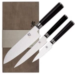 New Shun Classic Knife Set 3PCE. Fixed Price $255.86.
