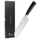 Merken Santoku Knife 7" Japanese Multipurpose Kitchen Ultra Sharp H.... Fixed Price $78.63.
