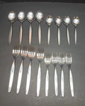 Reed & Barton Select Stainless Elke Ii 16 Pcs 4 Teaspoon Place 8 Forks. Fixed Price $48.99.