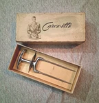 Vintage Carve-ette Meat Carving Fork By Gerity Stainless Steel Original Box. Fixed Price $19.95.