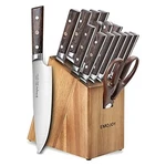 Emojoy 16 Pcs Kitchen Knife Set. Fixed Price $49.30.