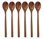 6PCS - Spoons Soup Eco Friendly Japanese Tableware Natural Ellipse Wooden. Fixed Price $11.99.