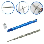 3IN1 Diamond Pocket Blade Knife Sharpener Pen-file Outdoor Hunting Saw Hook A812. Fixed Price $9.80.