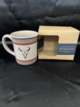 Pendleton Woolen Mills Ceramic Mug Cup Buffalo Head American West Tan 18 Oz. Fixed Price $27.99.