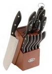 Oster 14-PIECE Stainless Steel Knife Block Set. Fixed Price $44.99.