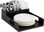 Mind Reader Utensil Napkin & Plate Holder, Black. Fixed Price $40.21.