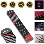 10-PACK Red Tungsten Tig Welding Electrodes 1/16" X 7" Ideal For All Welders. Fixed Price $54.99.