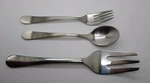 Gourmet Settings Windermere Stainless Dinner Fork + Soup Spoon Meat. Fixed Price $14.99.