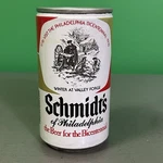 Schmidt's Of Philadelphia Beer Can 12 Oz Vintage Bicentennial Valley Forge Ohio. Fixed Price $17.00.