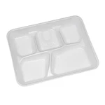 Pactiv YTH10500SGBX 5-CMPT School Lunch Tray Foam White (case Of 500). Fixed Price $70.63.