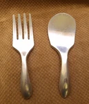 Vintage Namb Alloy Salad Server Set Fork Paddle #531 Tools Modernist. Fixed Price $32.00.