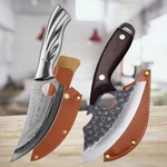 Ultra Sharp Stainless Steel Kitchen Damascus Chef's Knife Cleaver Cheese Knives. Fixed Price $16.99.