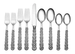 Argent Orf Vres Hampton Forge Scotts Mirror Stainless Steel 9 Pc. Flatware Set. Fixed Price $89.99.