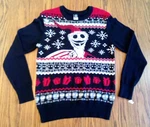 New W/tag Nightmare Before Christmas Movie Ugly Sweater Jack Skellington Xxl. Fixed Price $17.83.