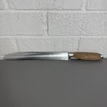 Schmidt Bros Model 13 9" Bread Slicing Knife German Steel Full Tang. Fixed Price $60.00.