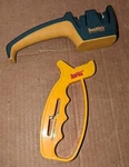 Smiths Edge Pro Knife Sharpener Soft Grip Handle & 10 Second Scissors. Fixed Price $38.11.