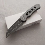 Civivi Pragma Prime Gray Aluminum Folding Damascus Pocket Knife 24067DS1. Fixed Price $105.95.