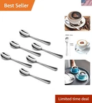 Brand New Demitasse Espresso Spoons Small Stainless Steel Set Of 6. Fixed Price $9.99.