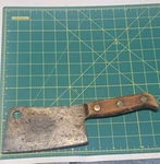 Vtg Meat Cleaver 6". For Home Kitchen/restaurant/heavy Duty. Fixed Price $39.99.