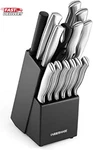 Farberware 15-PIECE Kitchen Knife Set, High-carbon Stainless Steel Blades With. Fixed Price $48.95.