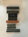 Lot Of 10 Norton Sharpening Stones, Oil Slip, Round, Jointer, Etc. Abrasive New. Fixed Price $99.99.