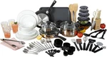 Gibson Home 74PC Kitchen Set Cookware Dinnerware. Fixed Price $191.36.