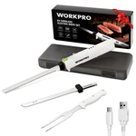 Workpro Electric Knife For Meat Slicing, Cordless Carving Tur. Fixed Price $82.88.