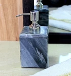 Kleo Natural Stone Soap/lotion Dispenser - Grey Bathroom Accessories Set. Fixed Price $40.44.