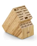Cooks Standard Bamboo Knife Storage Block Without Knives, 20 Slot Universal K.... Fixed Price $58.52.