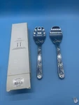 Lenox: "ivy Cottage" Salad Server Set, New Box W/original Packing. Fixed Price $33.00.