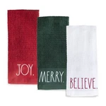 Rae Dunn 3 Pack Hand Towels Set Wash Clean Dry Cotton Kitchen Bathroom Decor. Fixed Price $45.49.