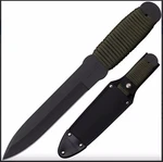 Cold Steel 80TFTCZ True Flight Thrower Survival Knife, Green/black. Fixed Price $30.99.