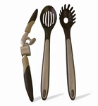 Calphalon Kitchen Utensils Set Of Garlic Press Slotted Spoon Pasta Server 13.5. Fixed Price $37.44.