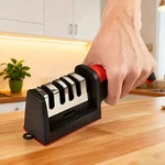 4-STAGE Professional Manual Knife Sharpener Kitchen Tungsten Ceramic. Fixed Price $13.99.