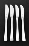 Wmf Cromargan Stainless Domus Brasilia Set Of 4 Dinner Knives 8 1/2" Singapore. Fixed Price $29.99.