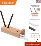 Uiozr 4-ROD Ceramic Sharpener Portable Manual Tool For Safe Knife Maintenance. Fixed Price $52.79.