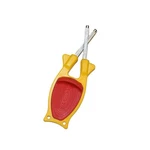 Hunting Knife Sharpener Pocket Block Patented Flex Handle Yellow Red Tool Manual. Fixed Price $22.50.