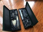 New Lot Towle Knife Server Slicer Stainless Steel Cutlery Set Patina Velvet Box. Fixed Price $66.76.