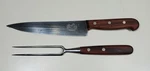 Vintage R.h. Forschner Victorinox Knife Carving Fork Rosewood Handles. Fixed Price $42.95.