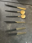 Bsf Bogan Eiffel 18/10 Stainless Steel Flatware 3 Chopsticks Knife 2 Spoons. Fixed Price $19.99.
