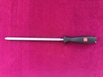 Wusthof Dreizack Hartverchromt 9" Knife Sharpening Honing Rod Steel Loop. Fixed Price $18.00.