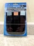 Sharpening Stone Set - 3 Pieces With Pouch Made By Diamond Life. Fixed Price $19.99.
