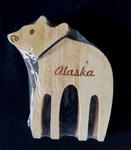 Arctic Circle Alaska Wooden Salad Serving Forks, Brand New. Fixed Price $5.00.