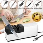 Electric Knife Sharpener Professional Kitchen Sharpening Stone Grinder Knives. Fixed Price $15.95.